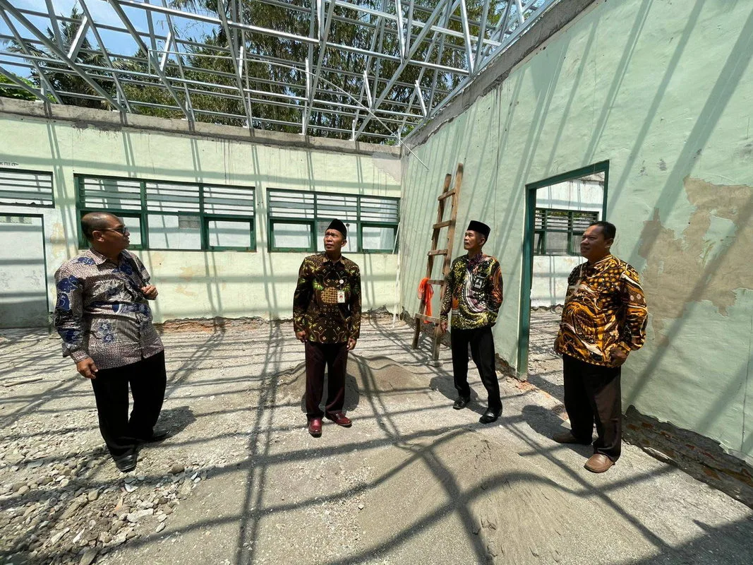Kanwil Kemenag DIY Lakukan Monev Revitalisasi Madrasah PHTC di MTsN 4 Sleman