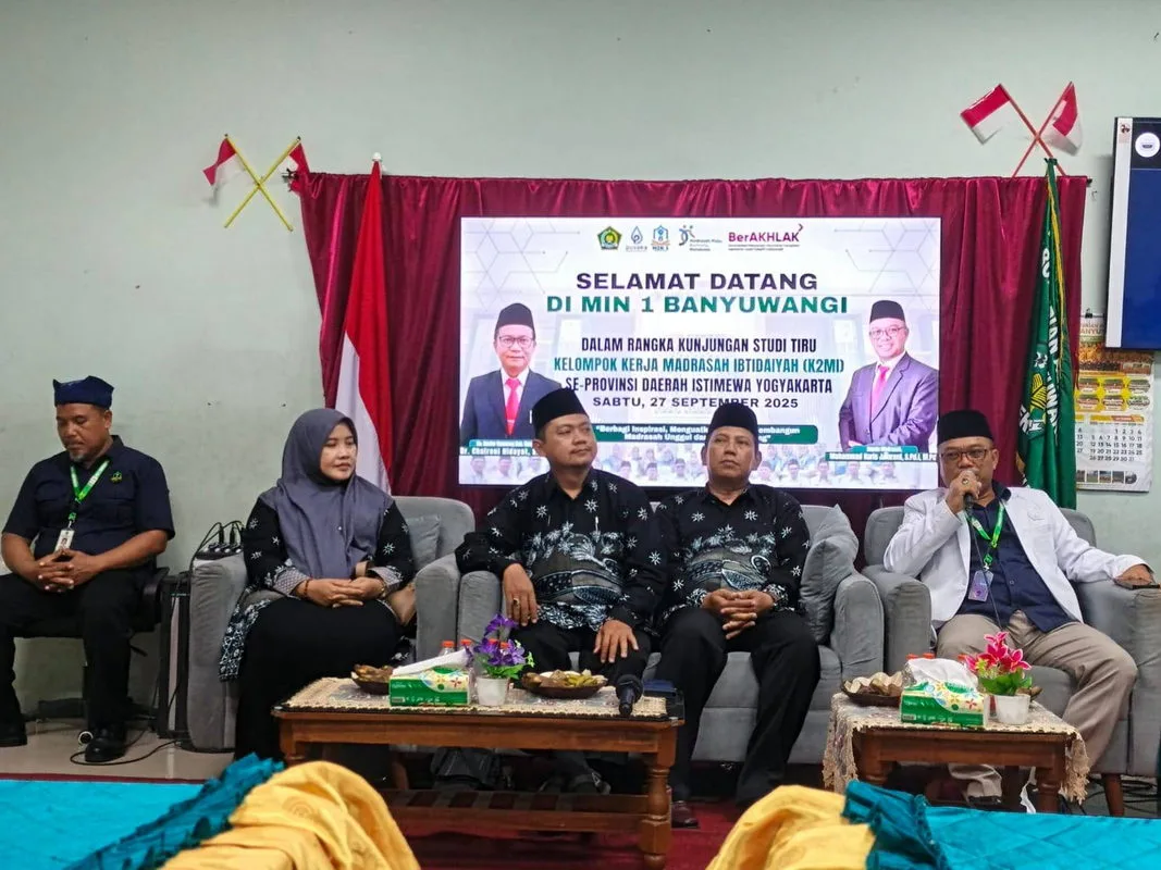 Kepala MIN se-DIY Studi Tiru ke MIN 1 Banyuwangi, Didampingi Kasi Dikmad Kota dan Kabupaten