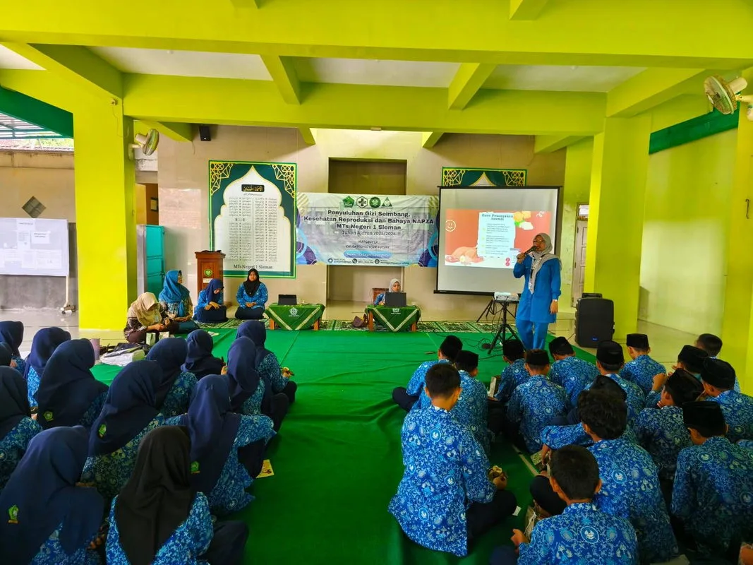 MTsN 1 Sleman Bekali Siswa dengan Penyuluhan Gizi, Reproduksi, dan Bahaya NAPZA