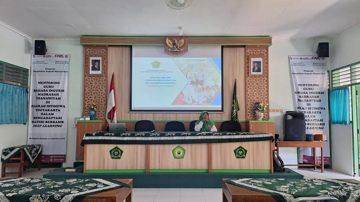 MTsN 9 Sleman Jadi Tuan Rumah Bedah Penyelenggaraan Tes Kemampuan Akademik (TKA)