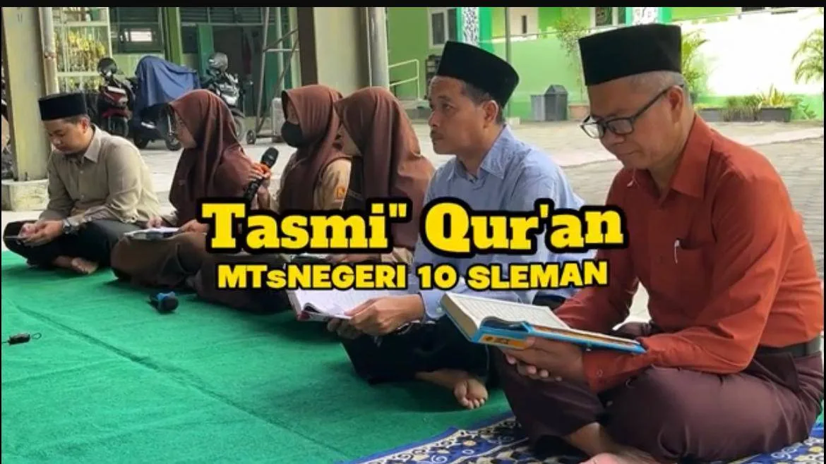 Tasmi’ AlQur’an MTsN 10 Sleman,  Hafalkan Juz 29 Sekali Duduk