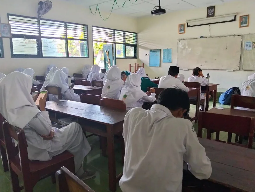 Pelaksanaan ASTS MTsN 3 Sleman Hari Pertama Berjalan Lancar