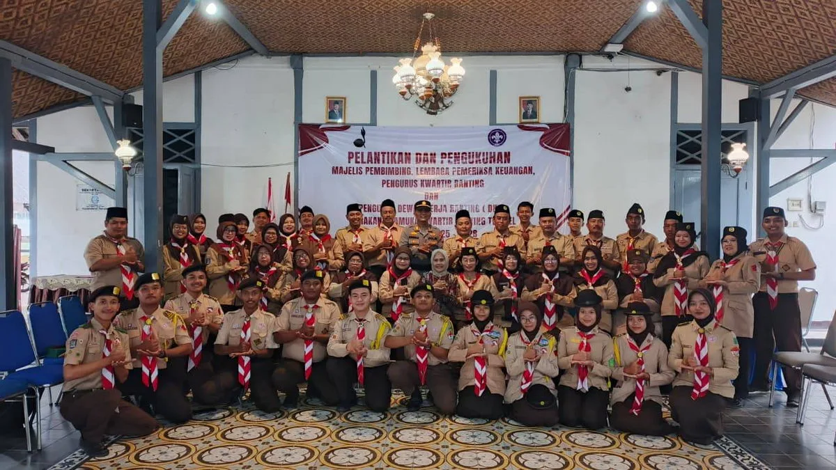 Kwartir Ranting Tempel Kukuhkan Pengurus Baru, Kepala Madrasah Siap Dukung Pembinaan Generasi Muda
