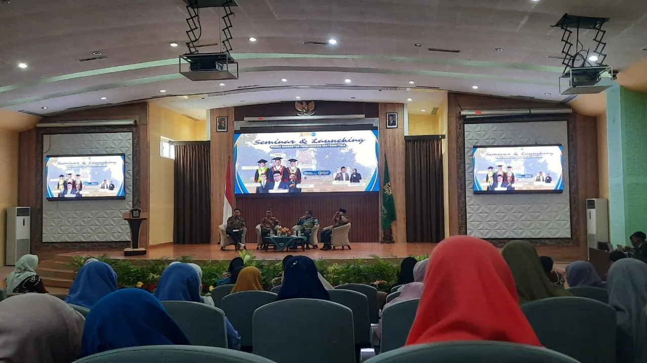 Perwakilan MTsN 9 Sleman Hadiri Seminar dan Launching Prodi Magister Pendidikan Matematika UIN Sunan Kalijaga Yogyakarta Sukses Digelar