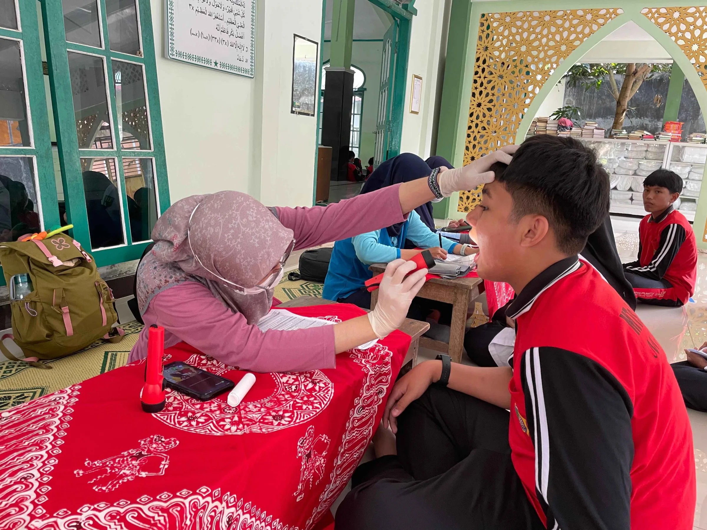Puskesmas Sleman Lakukan Skrining Kesehatan Siswa Kelas VIII MTsN 4 Sleman