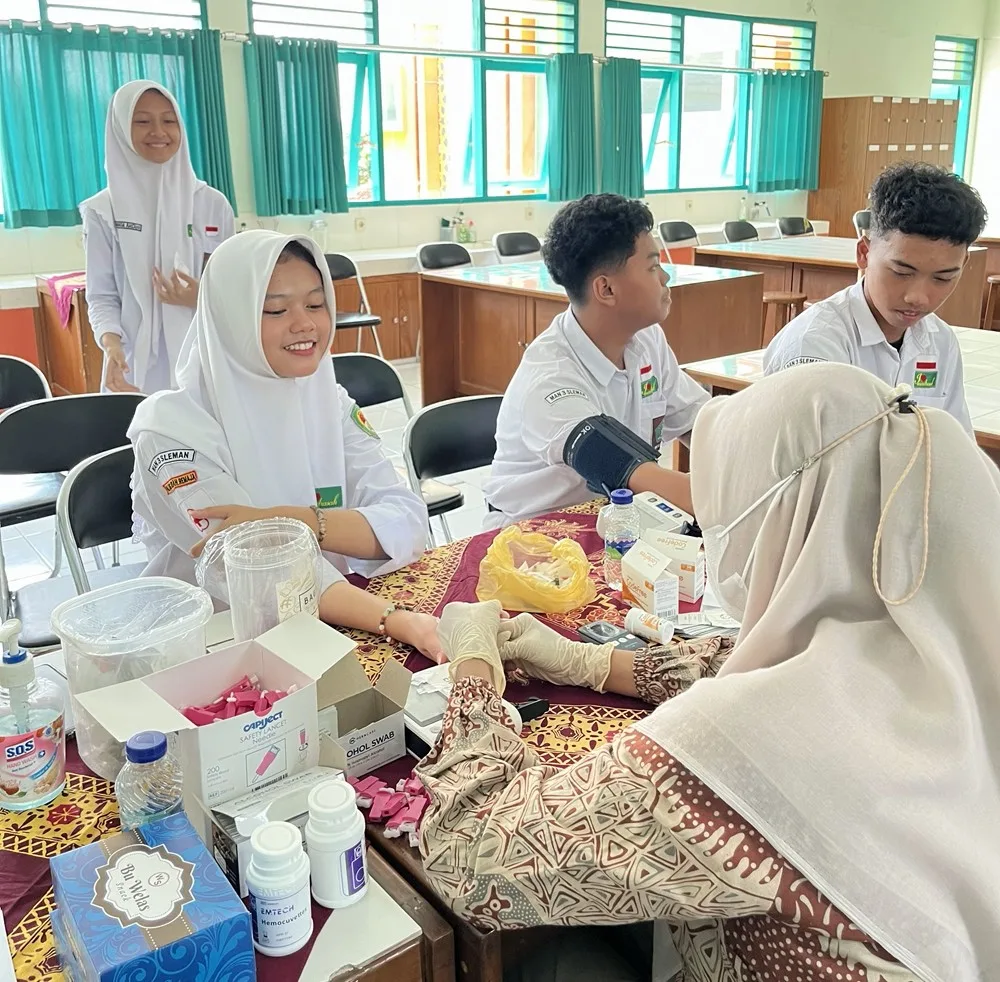 MAN 3 Sleman dan Puskesmas Mlati Bersinergi Wujudkan Generasi Sehat melalui Skrining Kesehatan