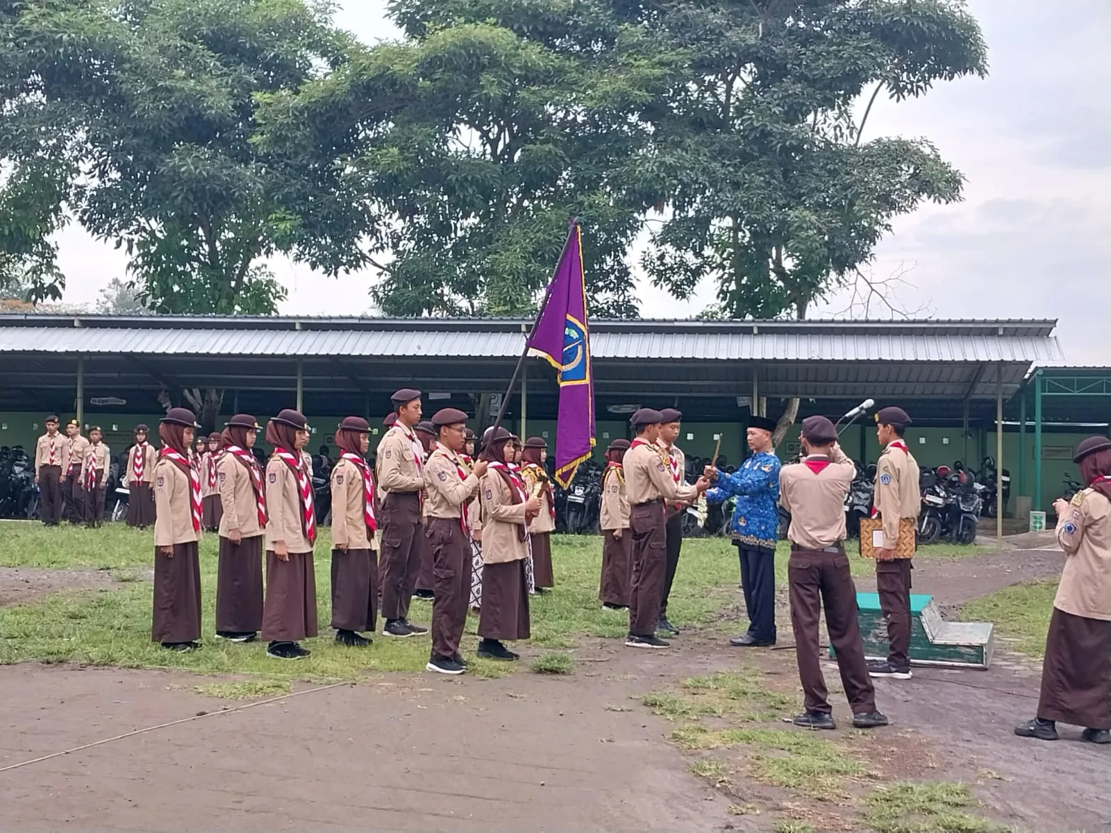 MAN 5 Sleman Gelar Sertijab Dewan Ambalan Pramuka Sekaligus Peringati Hari Sumpah Pemuda