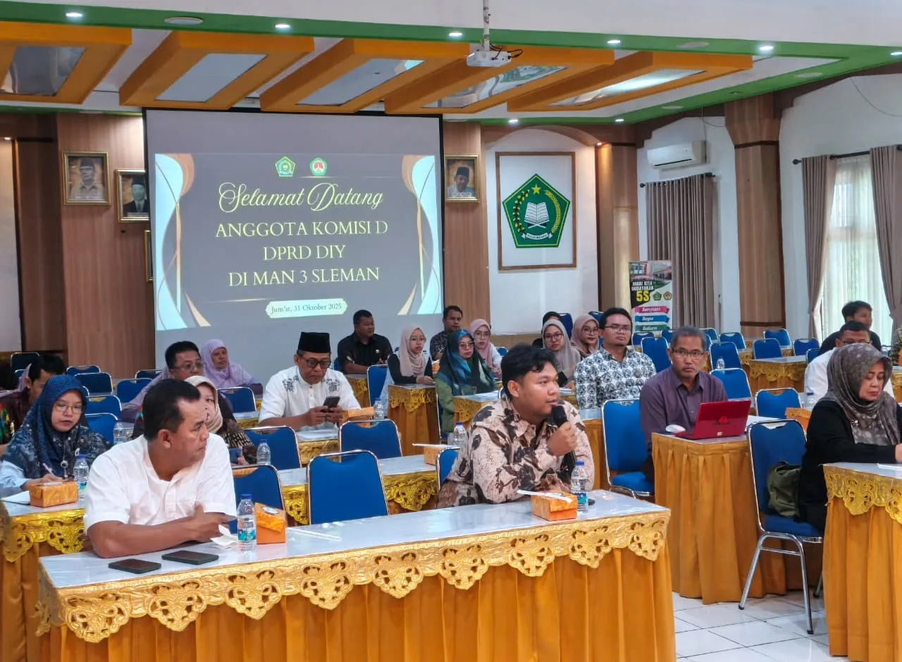 Komisi D DPRD Sleman Lakukan Kunjungan Kerja ke MAN 3 Sleman
