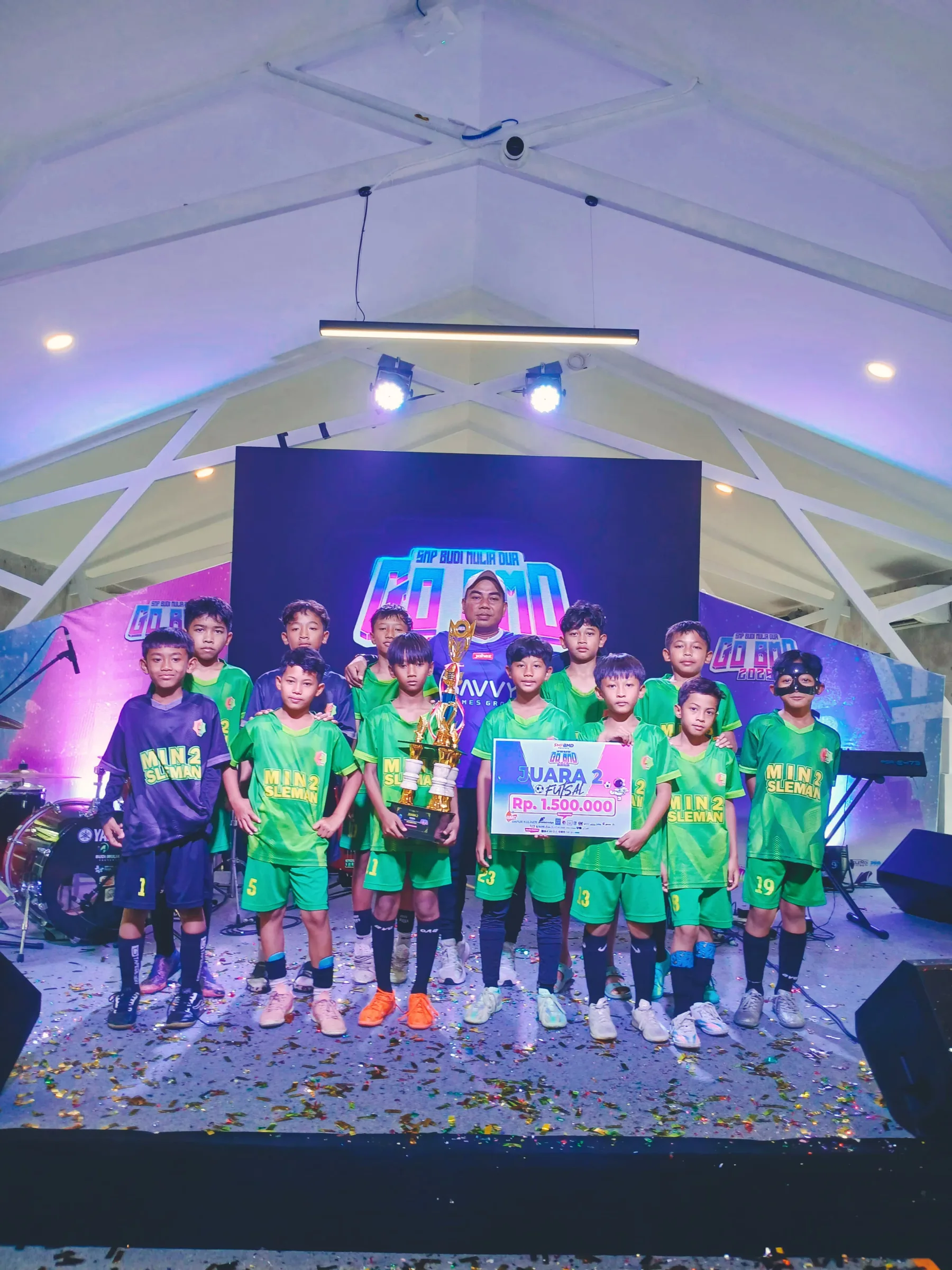 Membanggakan, Tim Futsal MIN 2 Sleman Persembahkan Juara 2 Event BMD CUP 2025 DIY