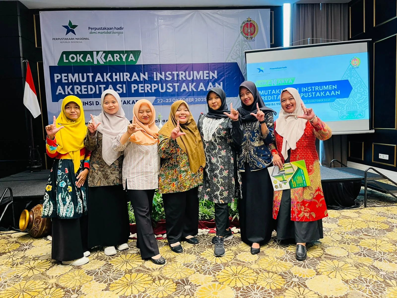 Satu Pustakawan MTsN 9 Sleman Ikuti Kegiatan Lokakarya Pemutakhiran Instrumen Akreditasi Perpustakaan