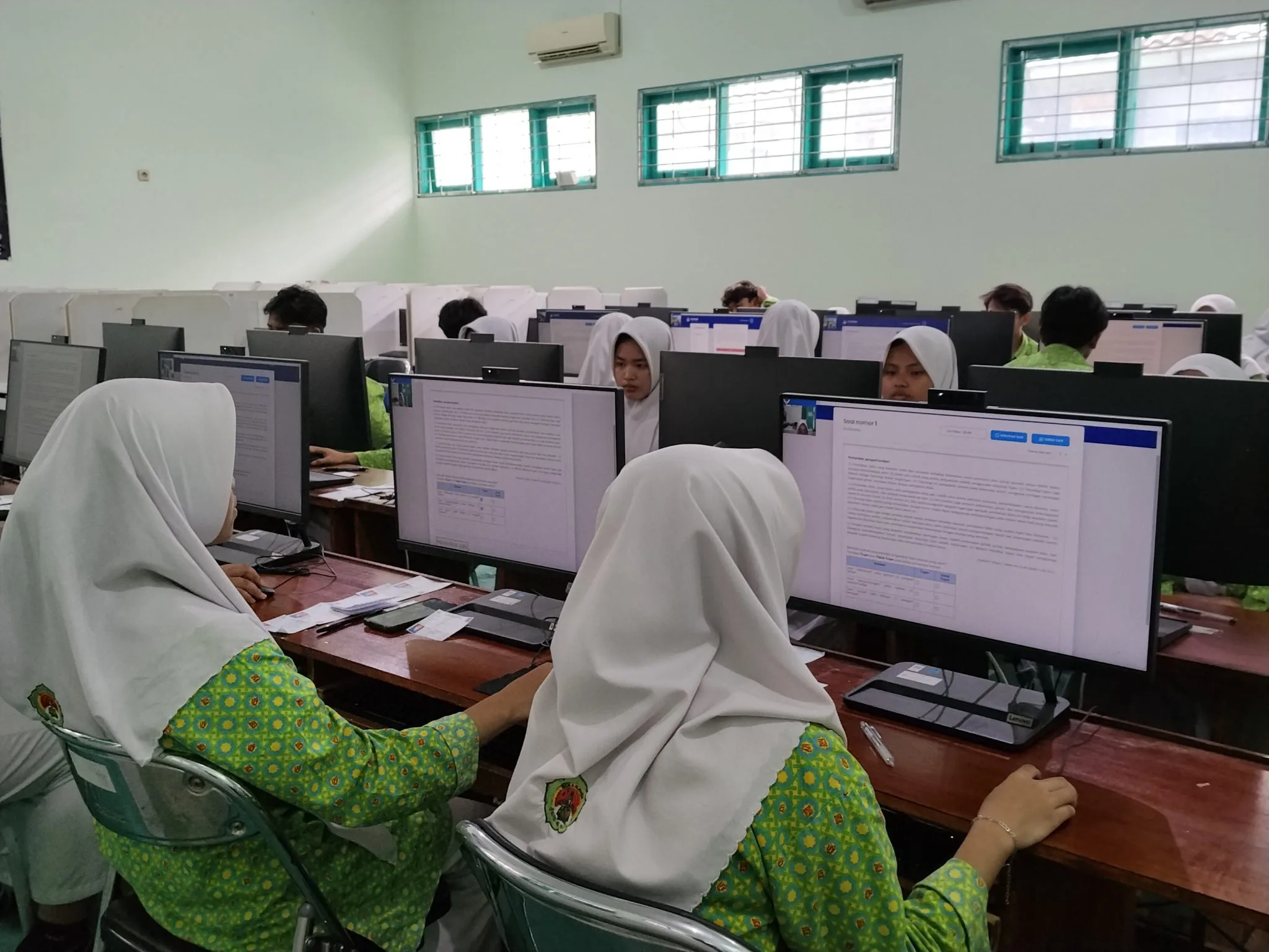 Siap Hadapi TKA, Siswa MAN 3 Sleman Serius Jalani Gladi Bersih