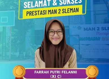 Kilau Emas Sumpah Pemuda: Farrah Cetak Empat Medali Emas untuk MAN 2 Sleman