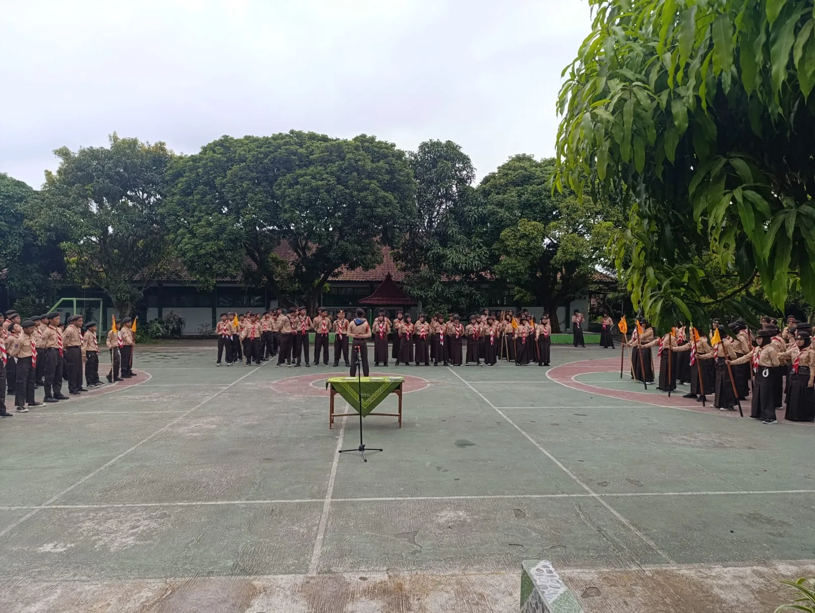 MTsN 2 Sleman Lantik Dewan Penggalang Baru Usai LDK: Siap jadi Teladan dan Pemimpin Muda