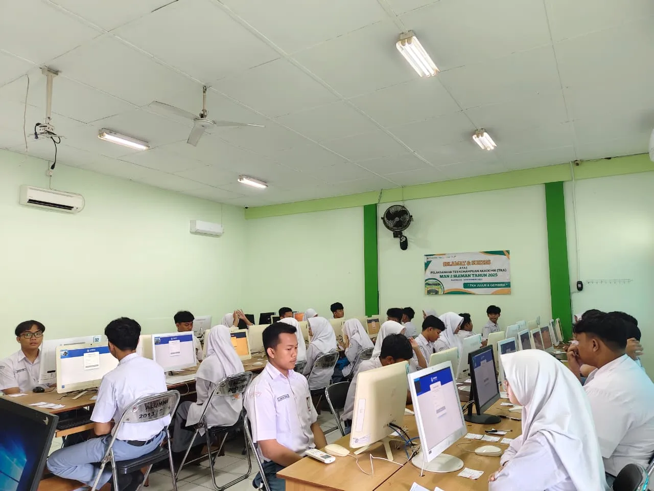 Siswa Kelas XII MAN 2 Sleman Siap Ikuti TKA Hari Pertama