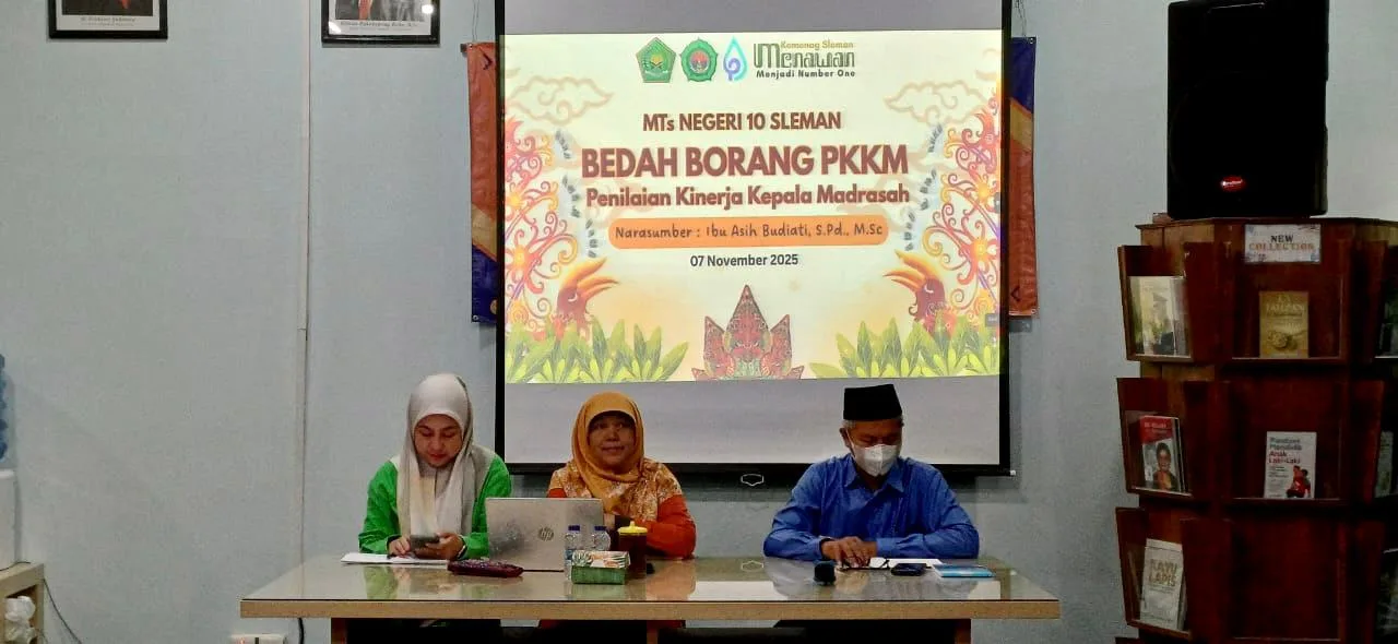 Songsong PKKM 2025, MTsN 10 Sleman Gelar Bedah Borang Penilaian