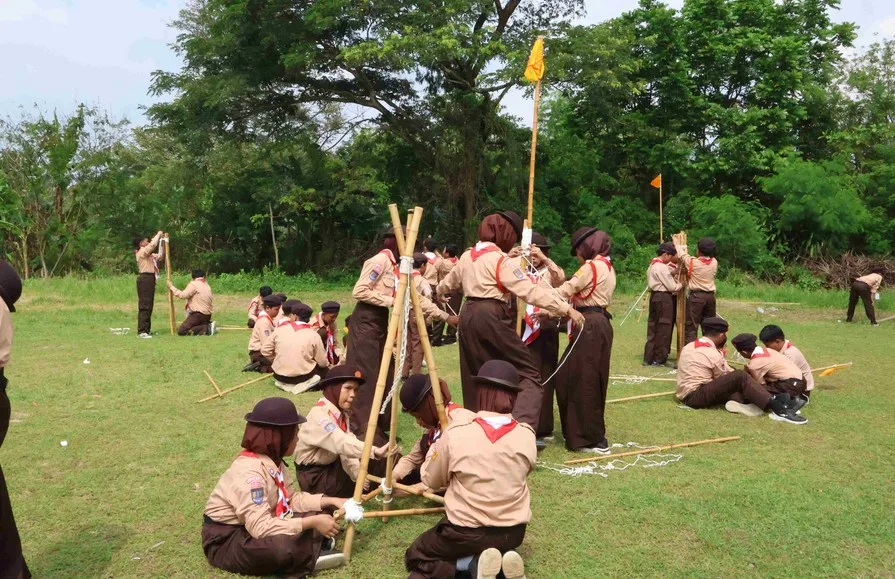 Asah Ketekunan, Lomba Pionering Warnai LT 1 MTsN 8 Sleman