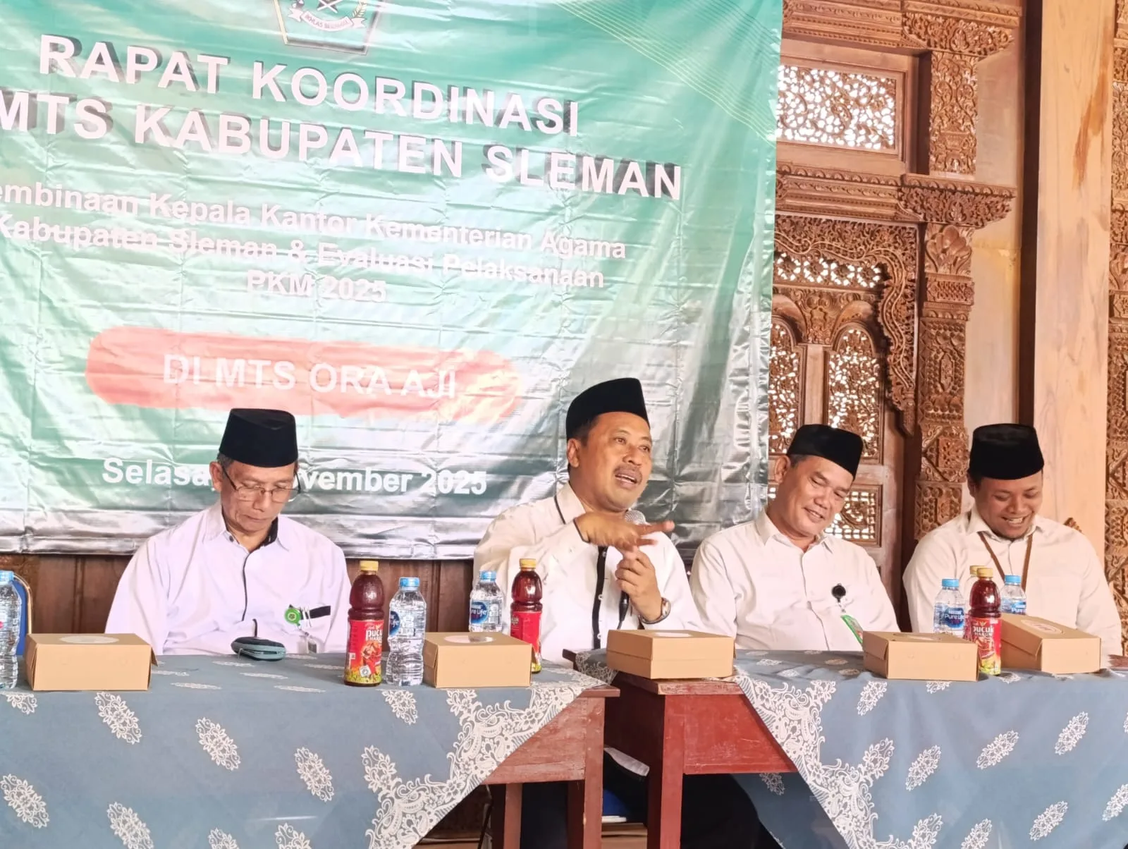 Kepala MTsN 2 Sleman Ikuti Rapat Koordinasi KKM Sleman di MTs Ora Aji Kalasan