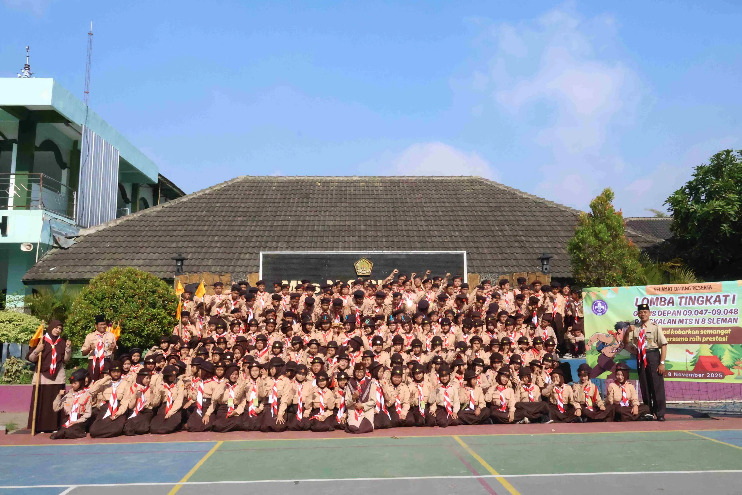 Pramuka MTsN 8 Sleman Gelar Lomba Tingkat I (LT 1) Tahun 2025