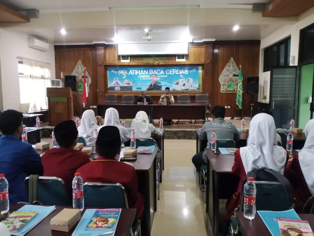 Tingkatkan Literasi, Siswa MTsN 10 Ikuti Pelatihan Smart Reading Pilot Project Dikmad Kemenag Sleman