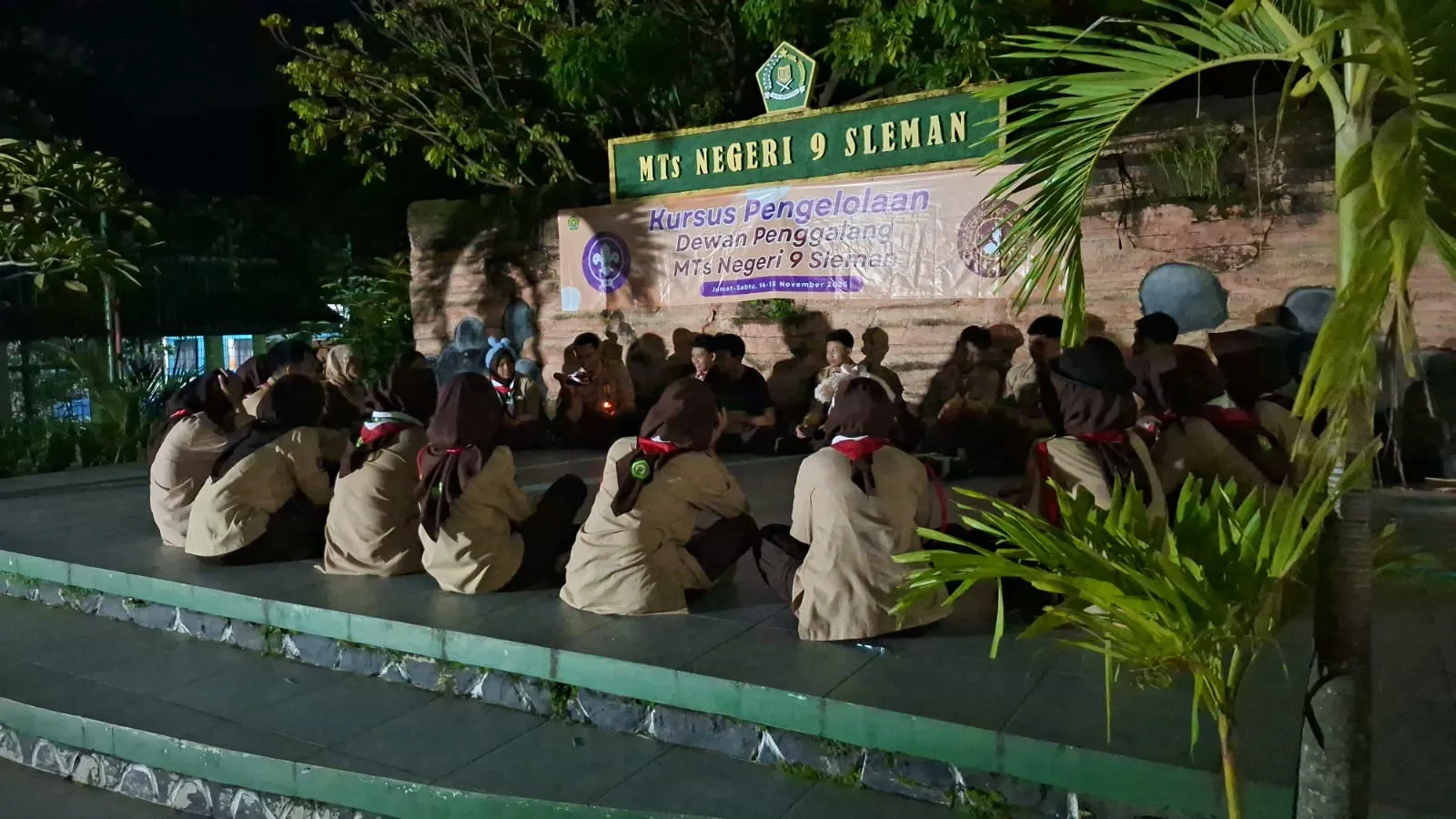 KPDP 2025 Dimulai: Dewan Penggalang MTsN 9 Sleman Ikuti Pelatihan Intensif