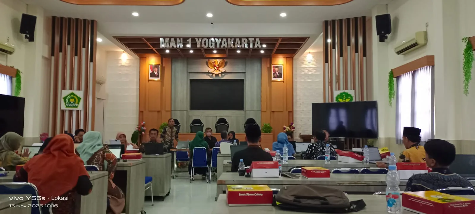 Pemutakhiran Data BMN oleh MTs Negeri 3 Sleman bersama TIM 2 BMN Kanwil Kemenag DIY Berjalan Lancar