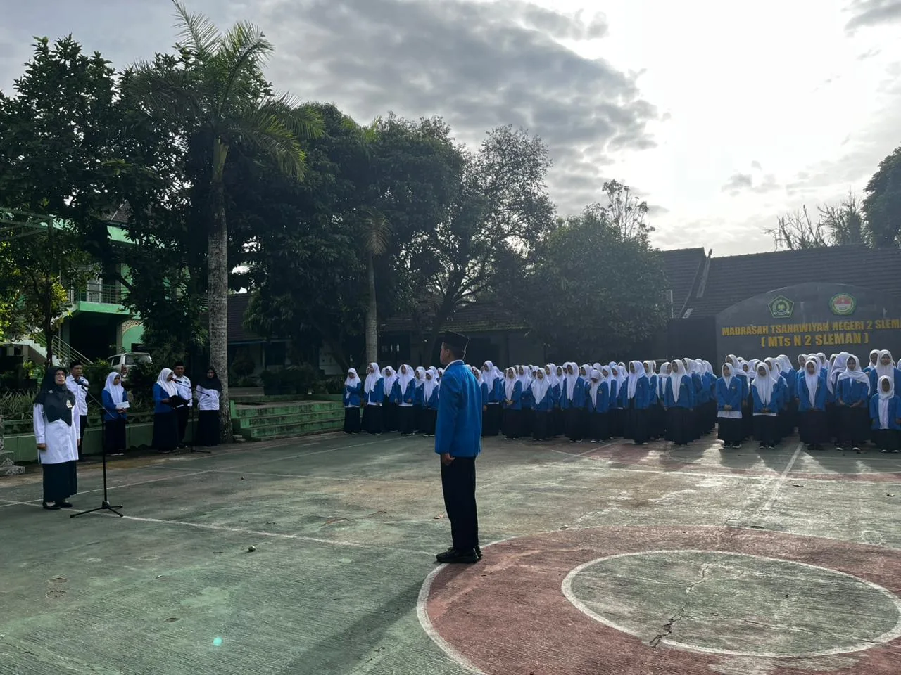 Apel Perdana Asesmen Literasi-Numerasi Warnai MTsN 2 Sleman, Siswa Antusias