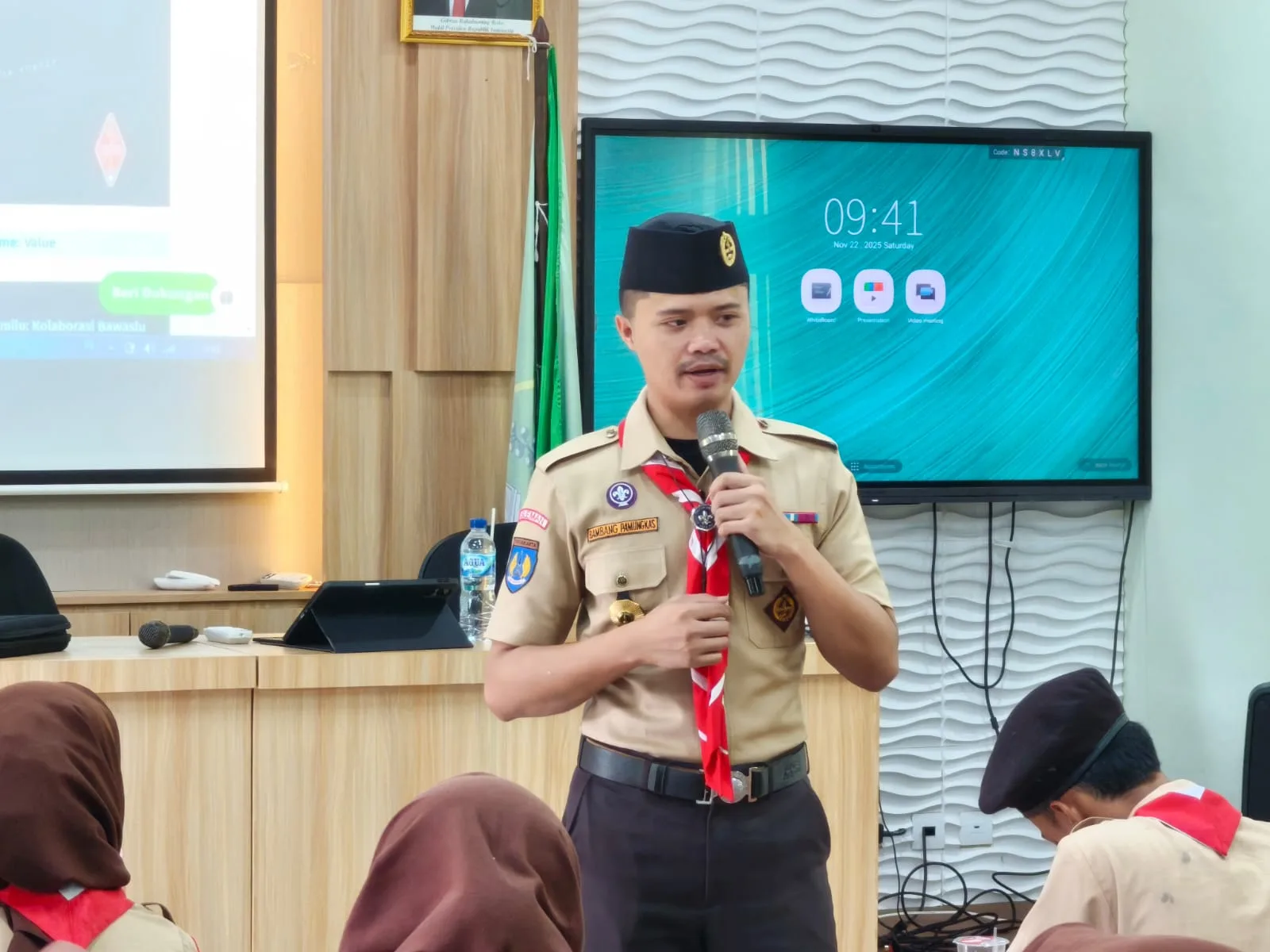 Tingkatkan Kapasitas Pramuka Muda, MTsN 1 Sleman Undang Narasumber Kwarda DIY
