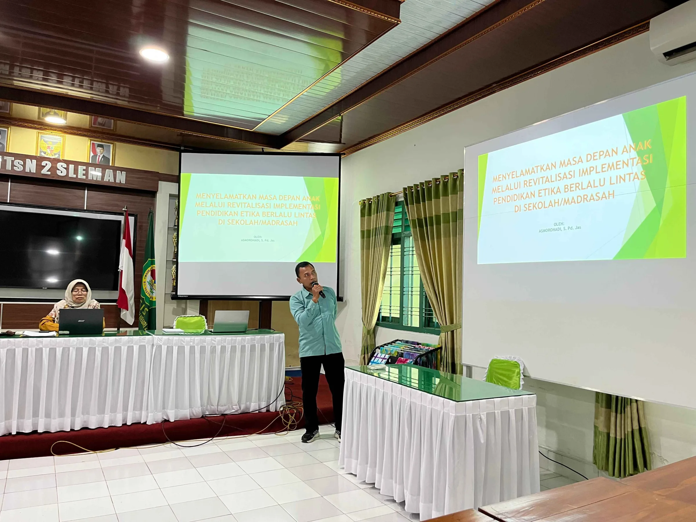 Usai Rapat Koordinasi, MTsN 2 Sleman Gaungkan Edukasi Tertib Lalu Lintas