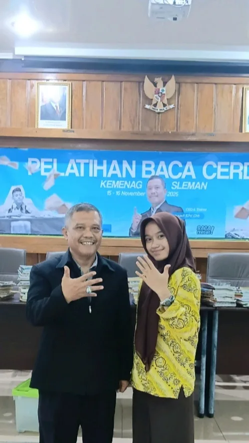 Level Up Literasi: Siswa MAN 5 Sleman Ikuti Pelatihan Baca Cerdas Bersama Pak Suyadi