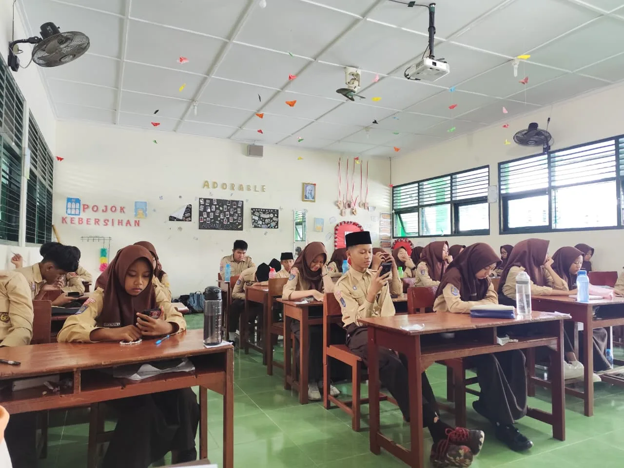 Langkah Tertib, Fokus Merata, ASAS Hari Ketiga di MTs Negeri 3 Sleman Tanpa Kendala