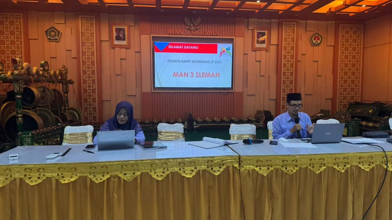 MAN 3 Sleman Gelar Rapat Koordinasi Tim ZI, Bergerak Bersama dalam Penyusunan Dokumen