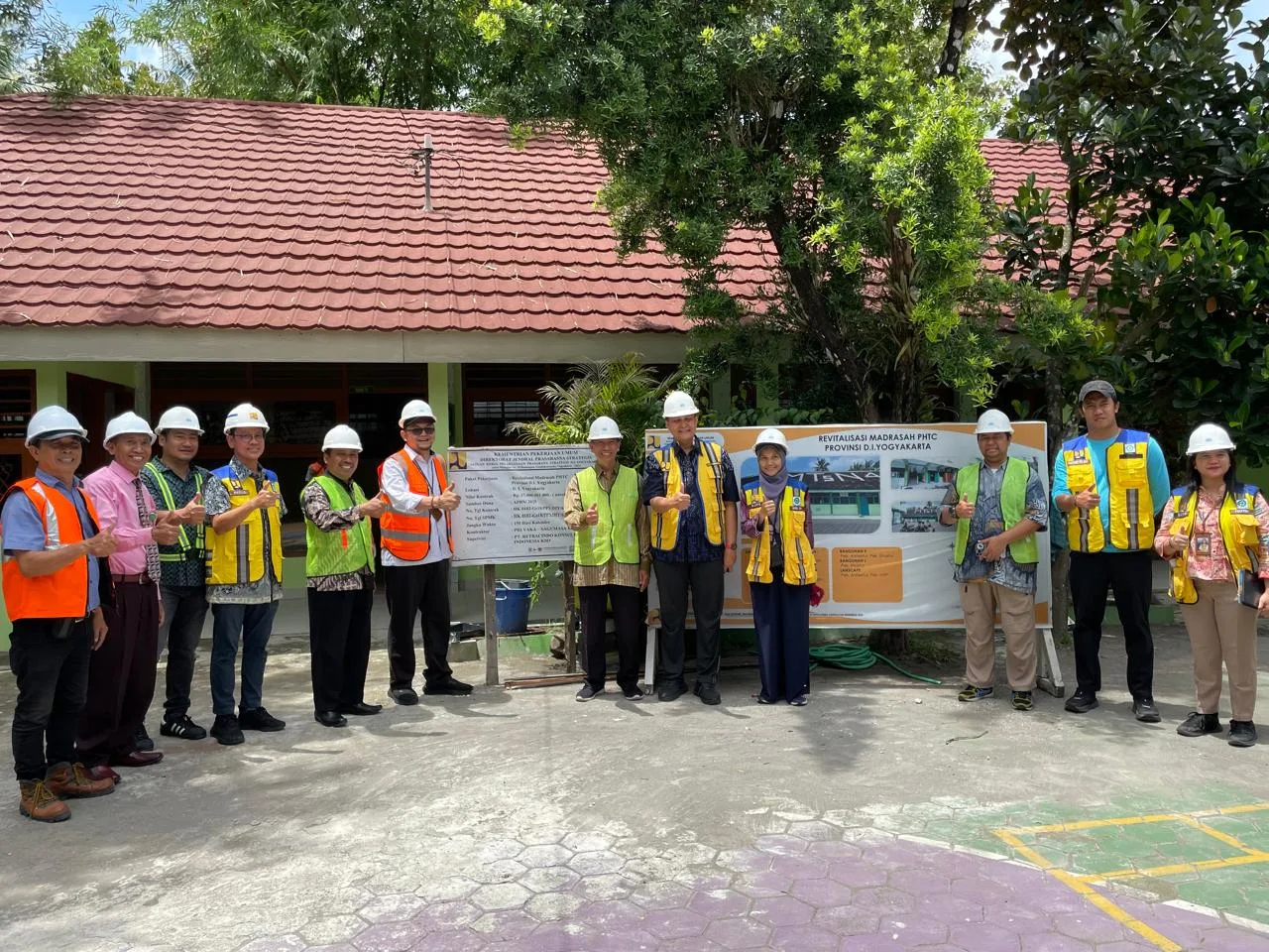 Revitalisasi Madrasah Berjalan Optimal, MTsN 4 Sleman Terima Kunjungan Monitoring PHTC