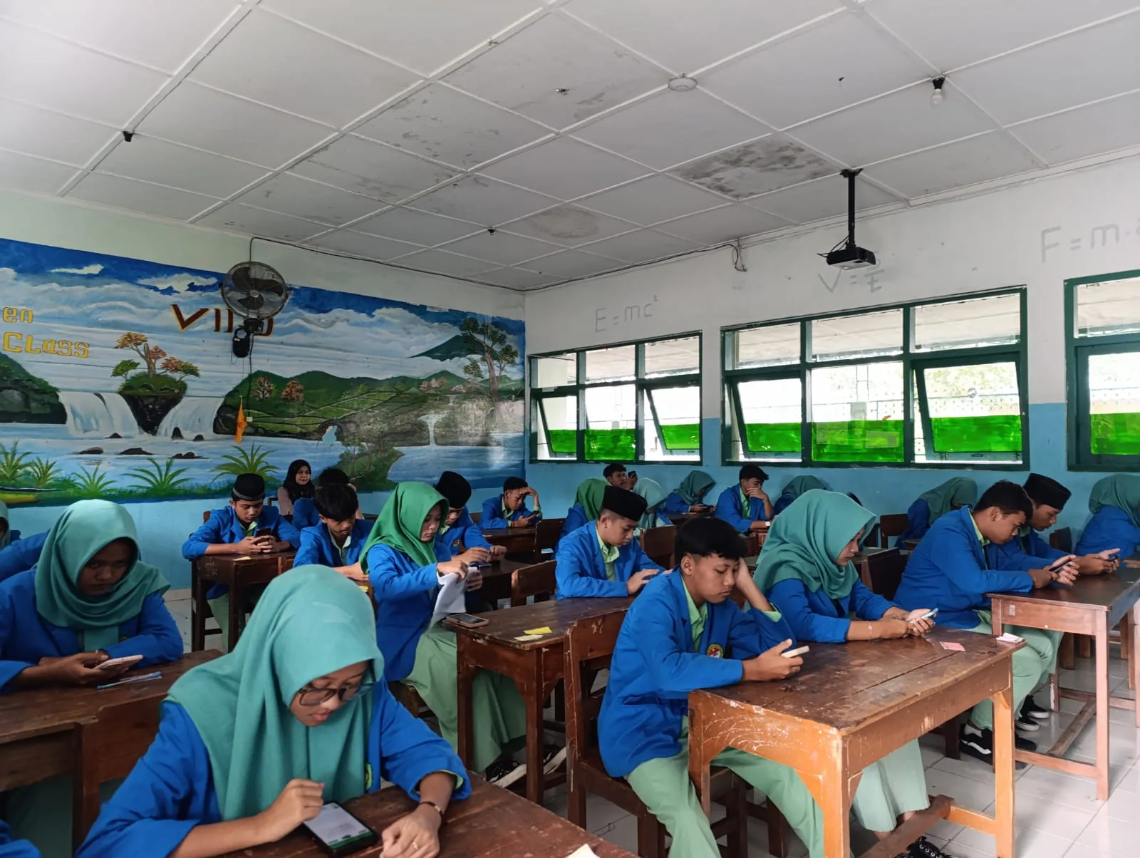 MTsN 2 Sleman Gelar Asesmen Sumatif Akhir Semester, Siswa Antusias Ikuti Ujian