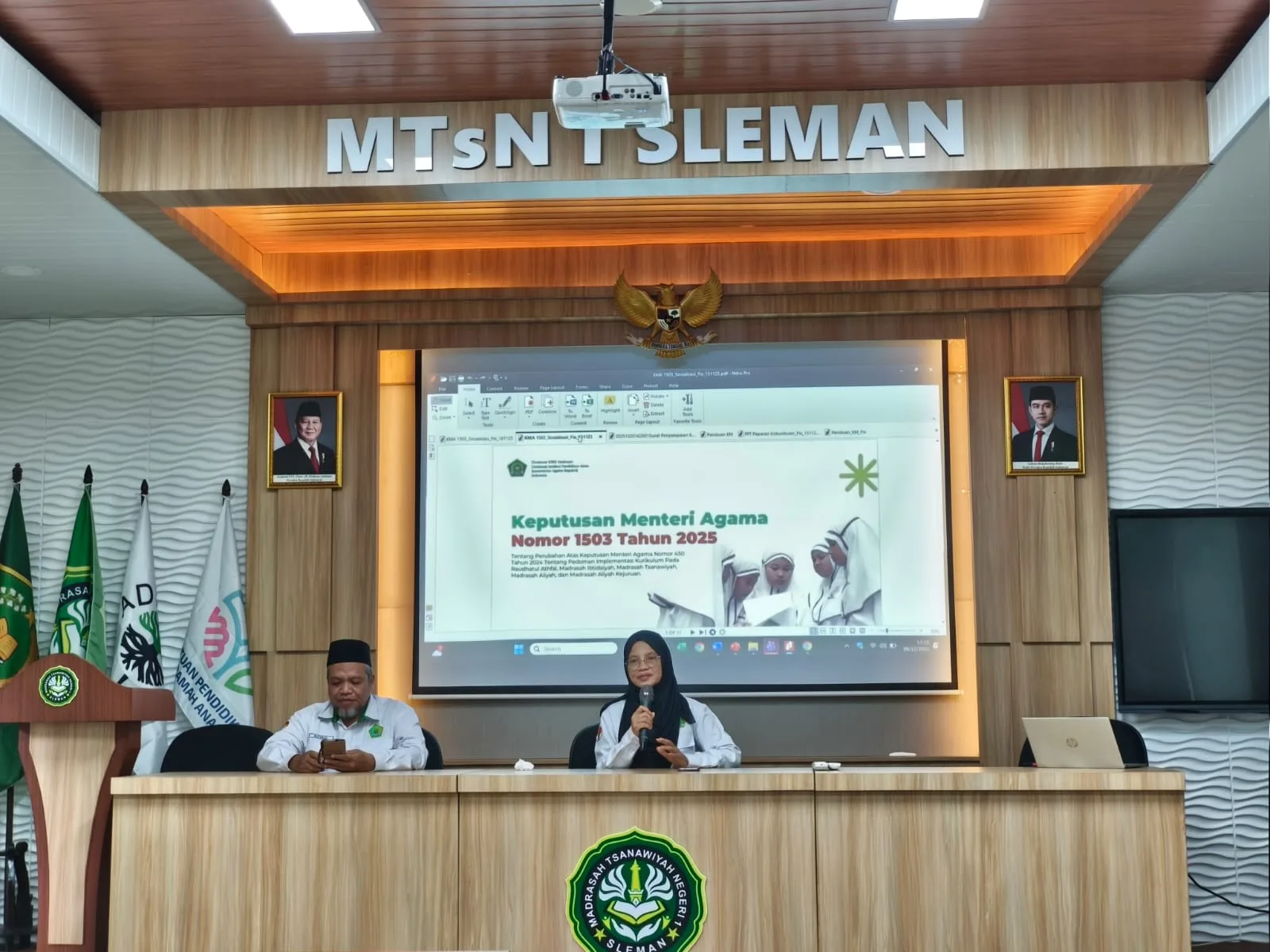 Workshop KMA 1503 Tahun 2025 di MTsN 1 Sleman Bahas Implementasi Kurikulum Berbasis Cinta