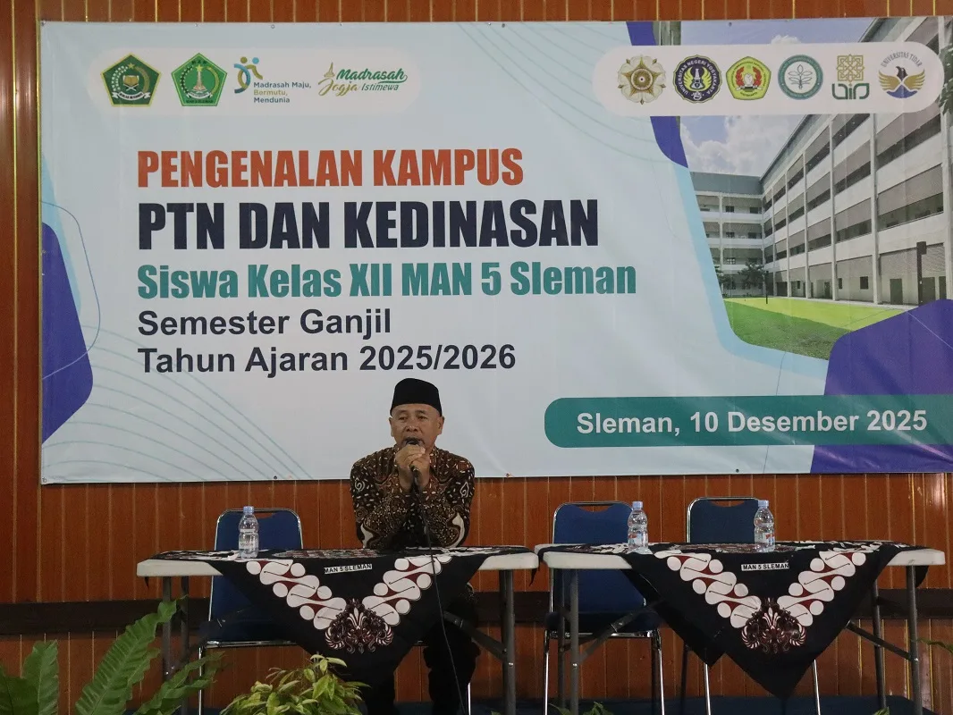 Kampus Hadir di MAN 5 Sleman: Membuka Peta Jalan Masa Depan Siswa Kelas XII