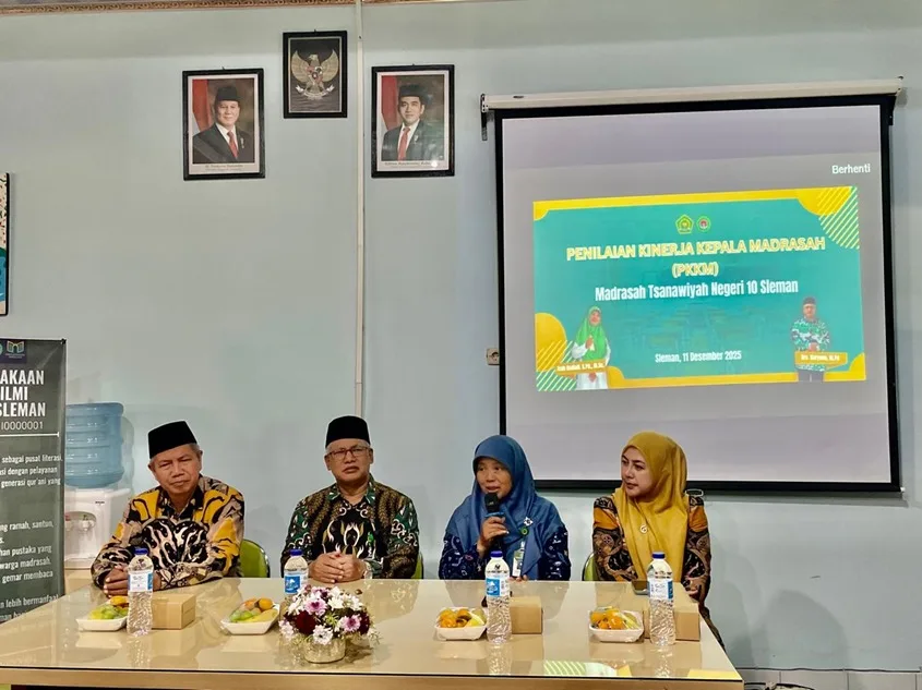 MTsN 10 Sleman Sukses Gelar Penilaian Kinerja Kepala Madrasah (PKKM) Periode 2025