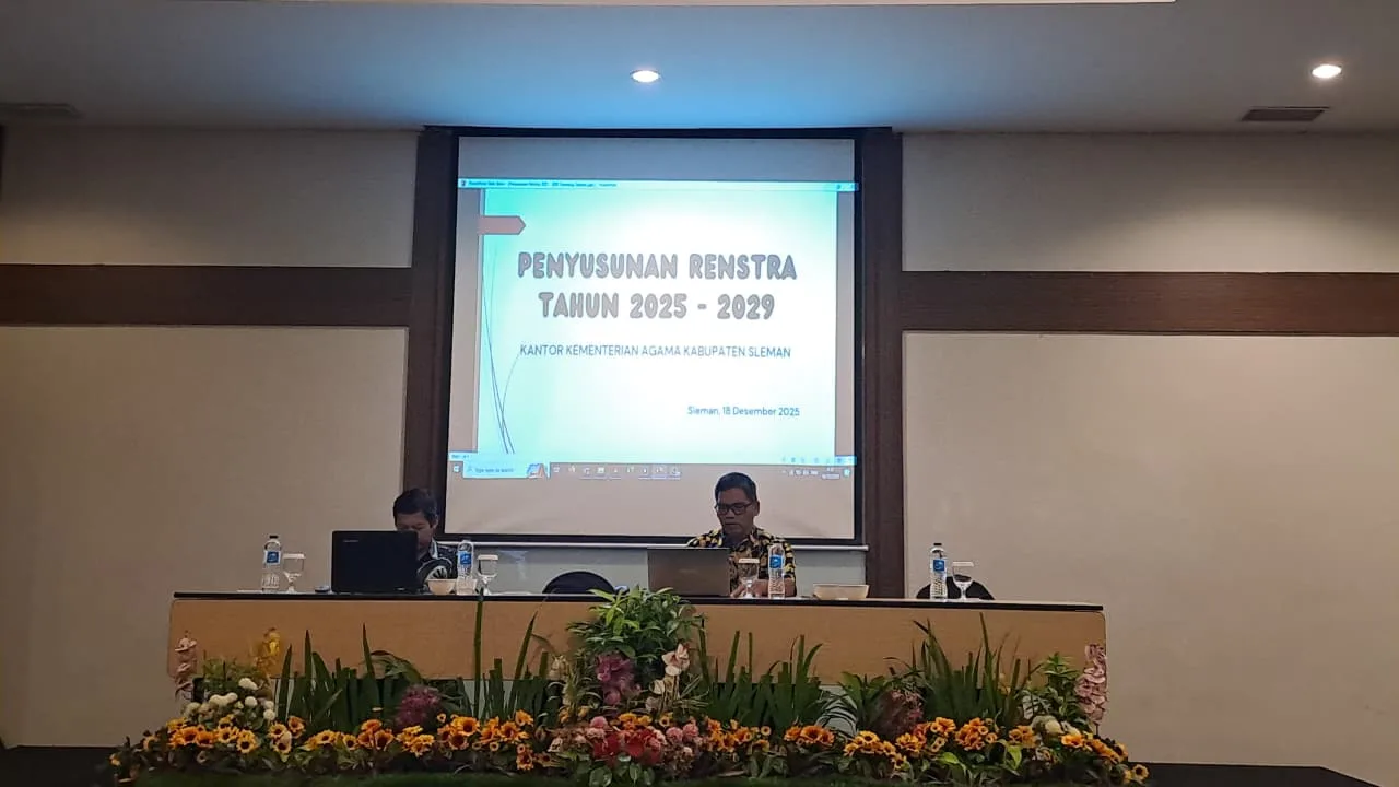 Kepala Tata Usaha MTsN 8 Sleman Hadiri Penyusunan Renstra Kemenag Sleman 2025–2029