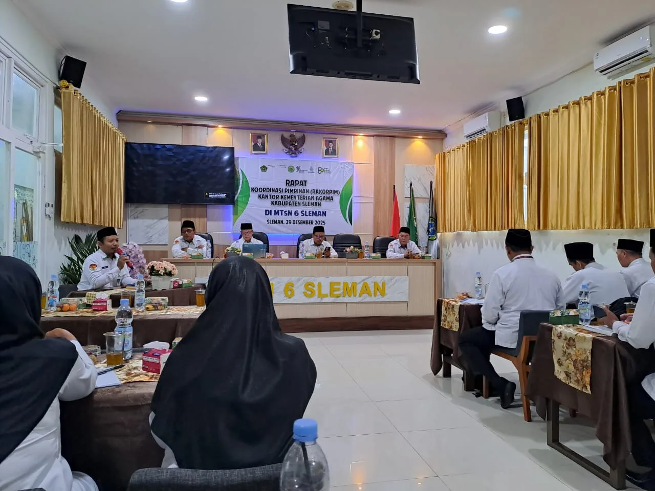 Pimpinan MTsN 8 Sleman Hadiri Rakor, Dorong Inovasi dan Tata Kelola Digital