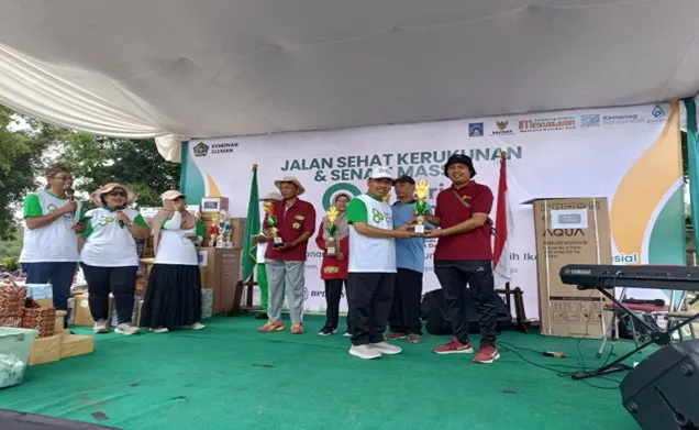 Tim Bola Voli Putra MTs Negeri 8 Sleman Juara 4 Lomba HAB Ke 80 Kemenag Tahun 2025