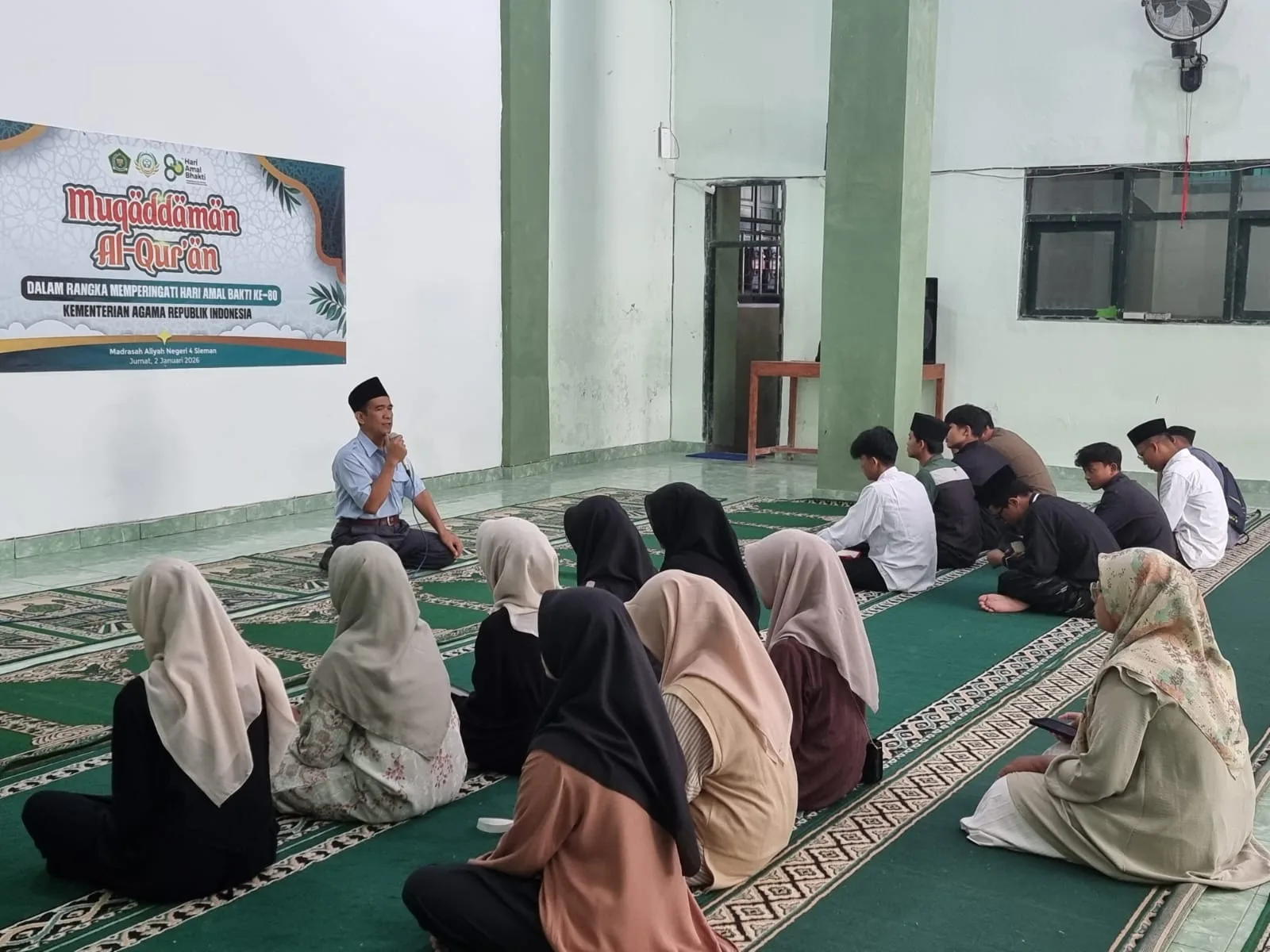 Peringati HAB ke-80 Kemenag RI, MAN 4 Sleman Gelar Muqaddaman Al-Qur’an 30 Juz