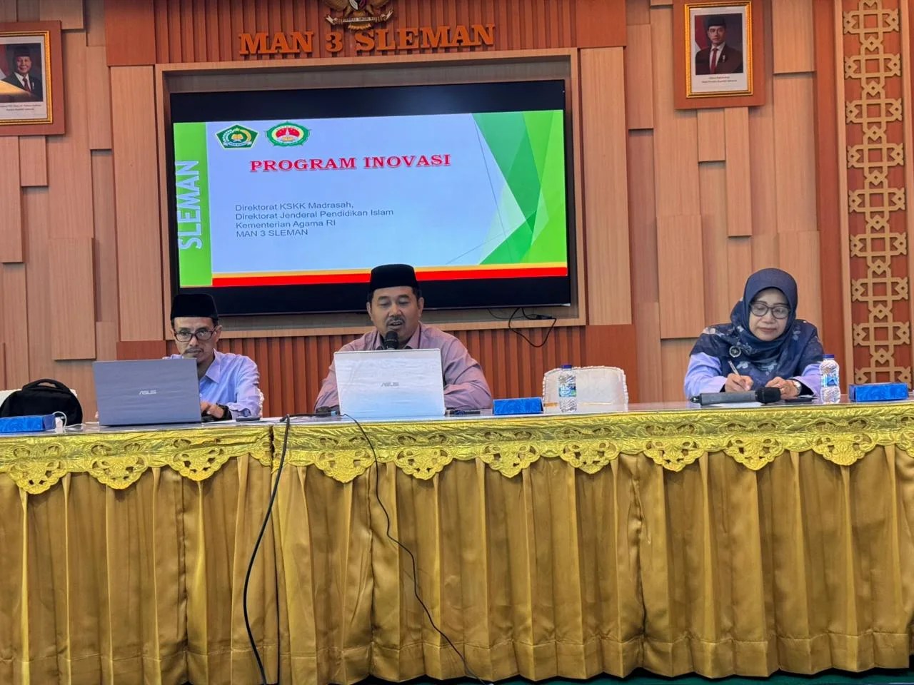 Rapat SIGMA Awali Semester Genap, Kepala MAN 3 Sleman Paparkan Program Inovasi Madrasah
