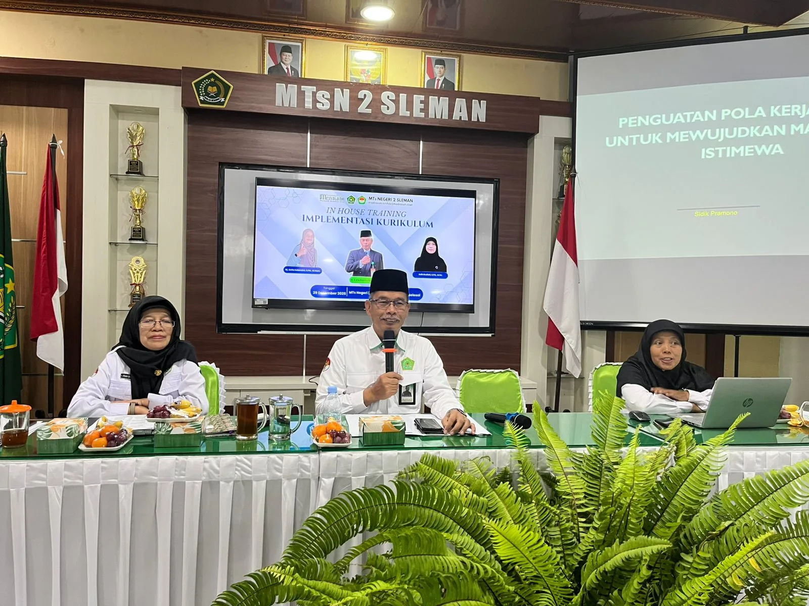 Bangun Pembelajaran Humanis, MTsN 2 Sleman Gelar IHT Implementasi Kurikulum dan Kurikulum Berbasis Cinta