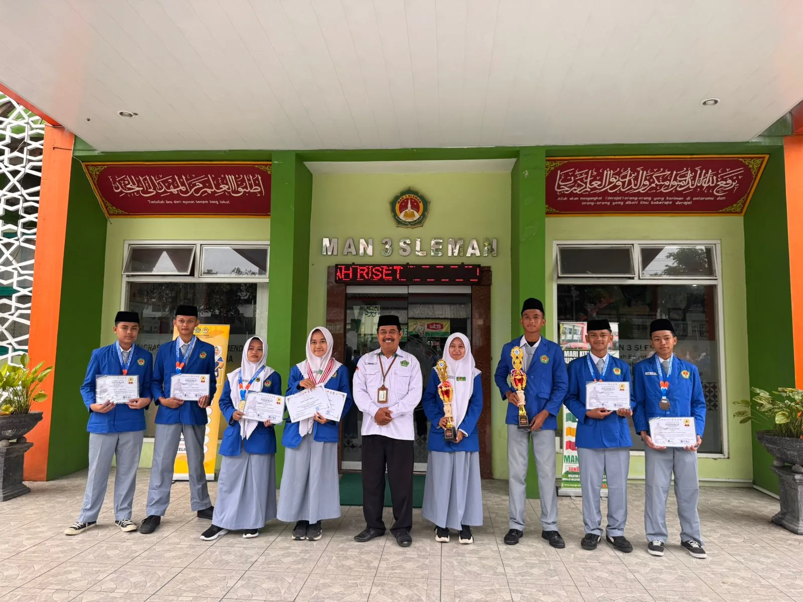 Enam Siswa MAN 3 Sleman Torehkan Prestasi Gemilang di Kejuaraan Pencak Silat Tingkat Provinsi DIY