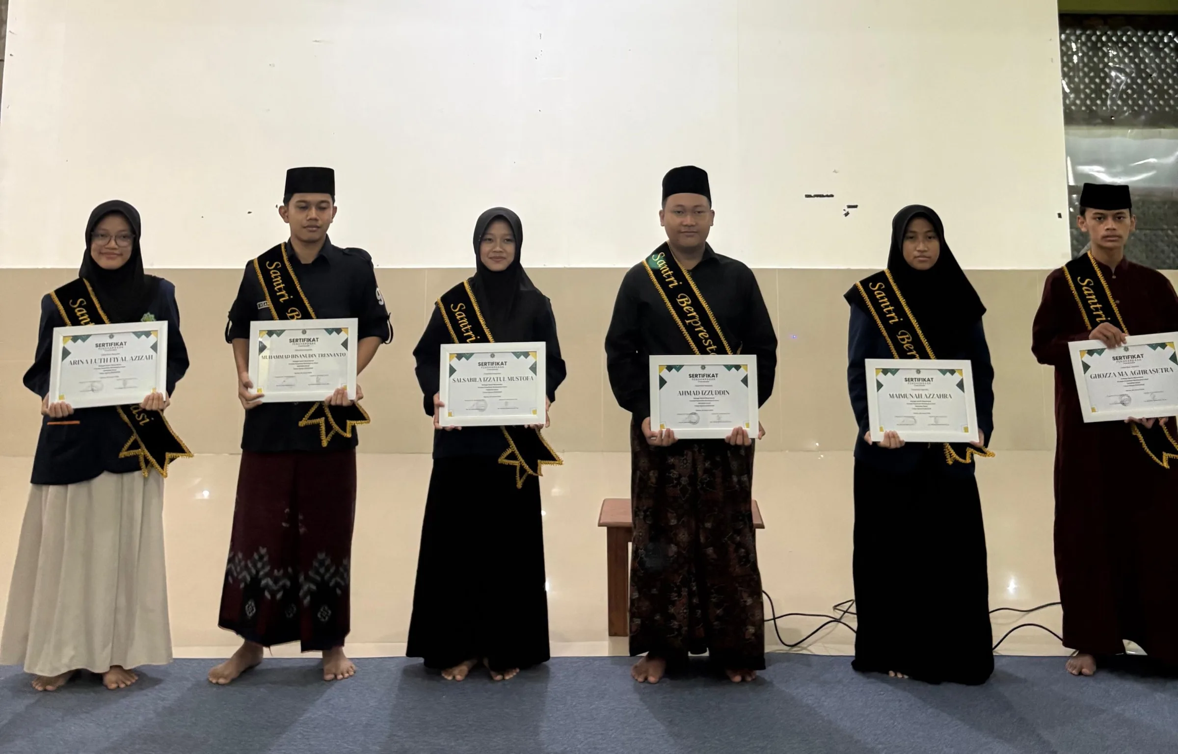 Penganugerahan Santri Berprestasi PP Muntasyirul Ulum MAN 3 Sleman