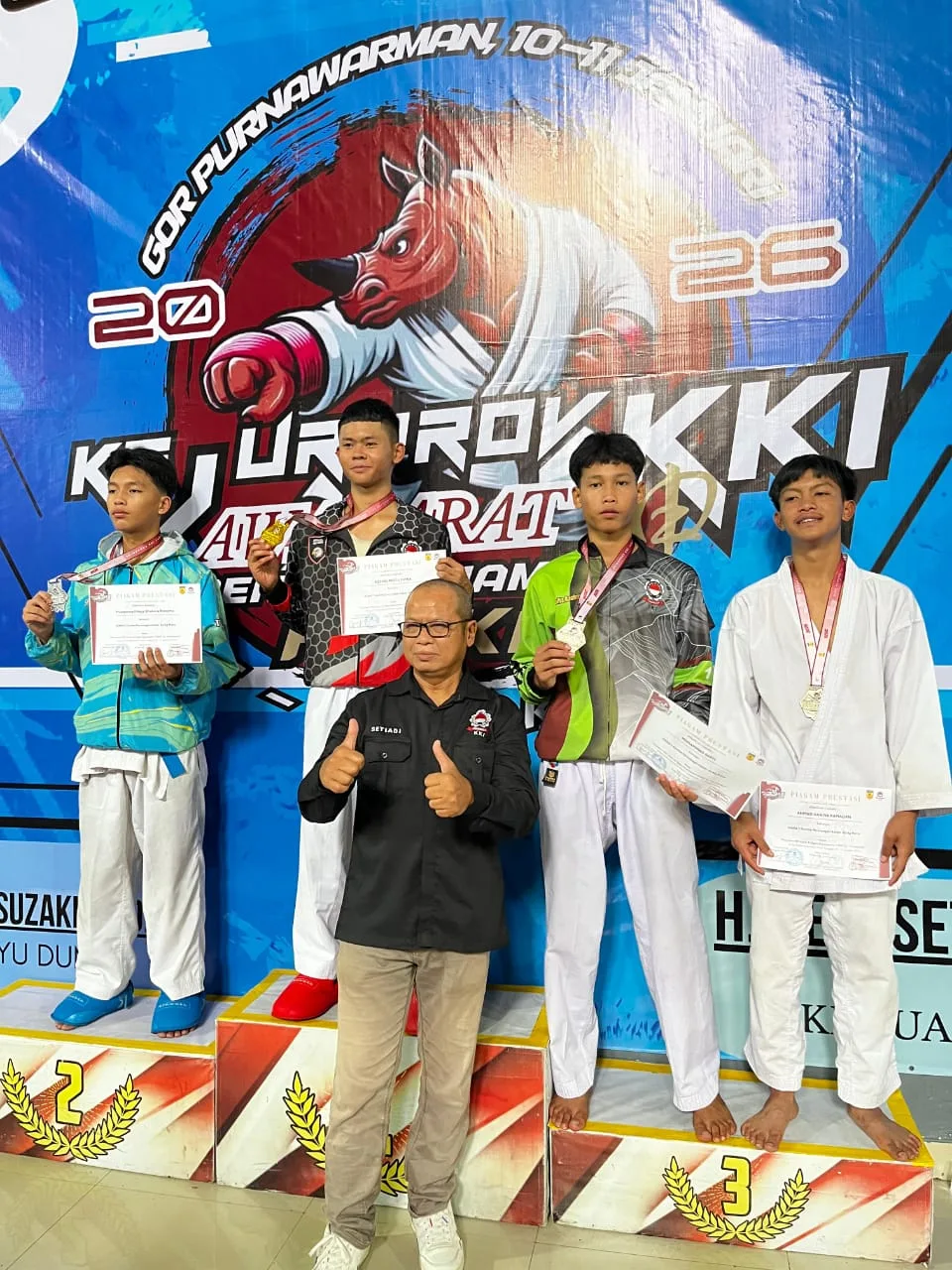 Siswa MTsN 2 Sleman Raih Prestasi Nasional di Kejuaraan Karate KKI Jabar dan PORKI Purwakarta