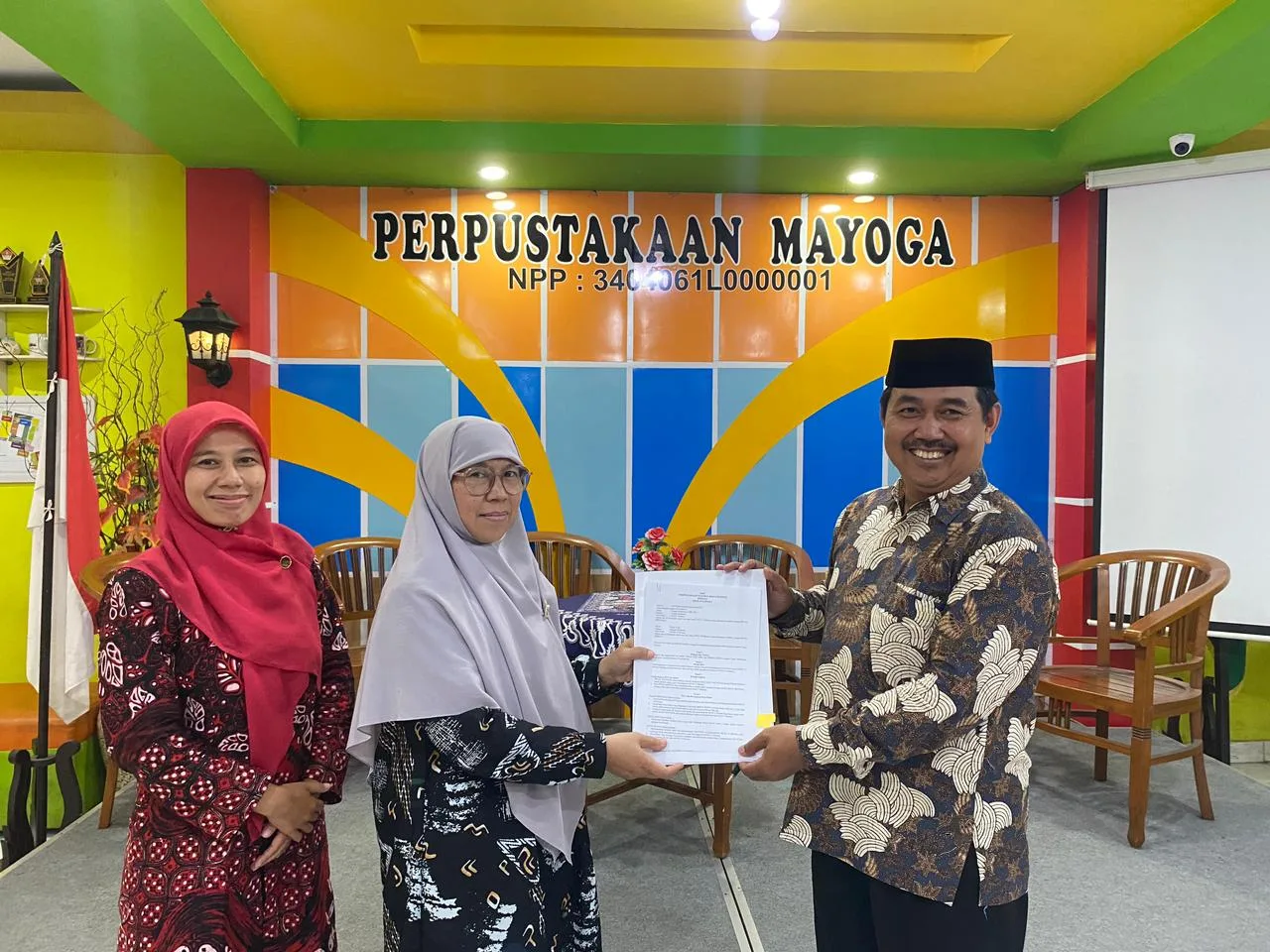 MAN 3 Sleman dan MTsN 10 Sleman Kembali Perpanjang Kerja Sama Layanan Ekstensi Perpustakaan