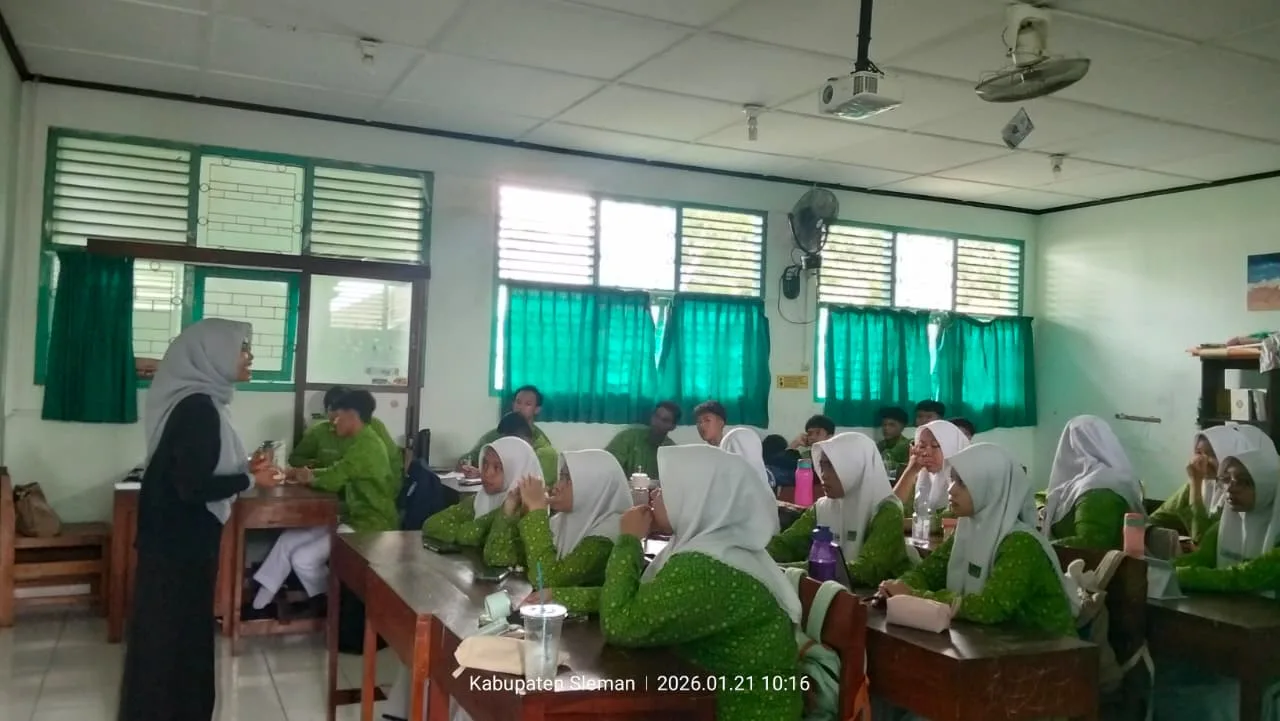 Bangun Motivasi Belajar Sejak Dini, Siswa Kelas X MAN 3 Sleman Ikuti Bimbingan Pemilihan Mapel dan Jurusan Impian