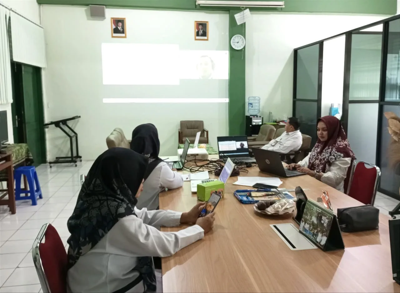 MAN 2 Sleman Ikuti Zoom Koordinasi Zona Integritas Bidang Penataan Manajemen SDM Bersama Kanwil Kemenag DIY