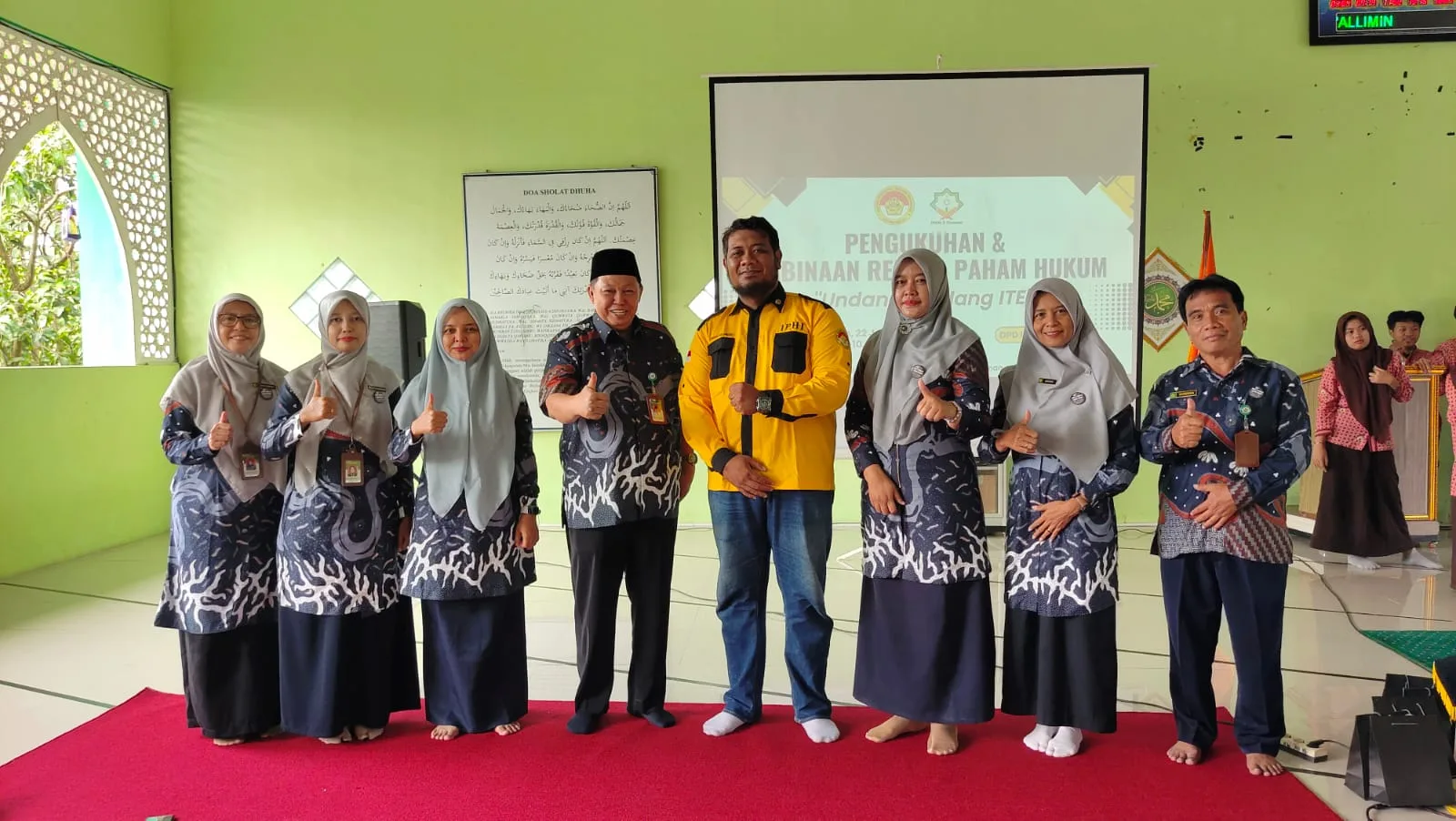 MAN 2 Sleman Kukuhkan 5 Guru dan 12 Siswa sebagai Tim Paralegal Hukum