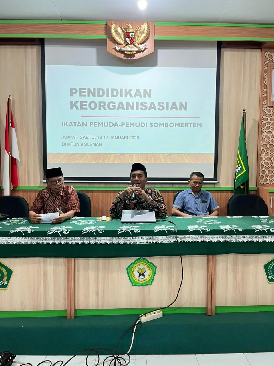 MTsN 9 Sleman Dukung Penguatan Organisasi Kepemudaan Sombomerten melalui Pelatihan Keorganisasian